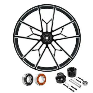 30 インチフロントホイールリム & シングルディスクハブハーレーロードグライドキング 08-23 ABS に適合 30'' Front Wheel Rim &Single Disc Hub Fit For Harley Road Glide King 08-23 ABS 【並行輸入品】