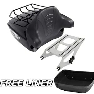 キングパック トランク バックレスト マウント ハーレー ツアー パック ツーリング グライド 2014-2024 に適合 King Pack Trunk Backrest Mount Fit For Harley Tour Pak Touring Glide 2014-2024 【並行輸入品】