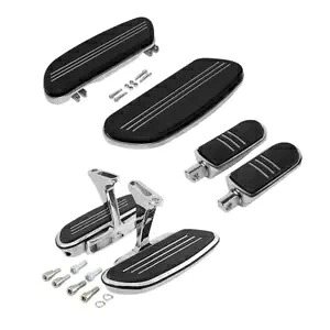 運転席助手席フロアボードフットペグペグハーレーツーリングロードキング93以降に適合 Driver Passenger Floorboard Footpeg Pegs Fit For Harley Touring Road King 93-Up 【並行輸入品】