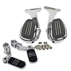 Pegstreamliner パッセンジャーフットボード 1.25インチ フットペグマウント ハーレーツーリング 93-23用 Pegstreamliner Passenger Footboard 1.25'' FootPeg Mount For Harley Touring 93-23 【並行輸入品】