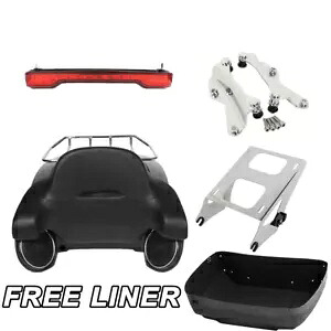 キングパック トランクパッド ライト スピーカー マウント ドッキング ハーレー ツーリング FLHT 2014-23用 King Pack Trunk Pad Light Speakers Mount Docking For Harley Touring FLHT 2014-23 【並行輸入品】
