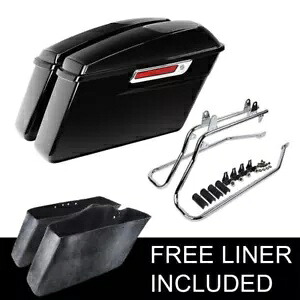 サドルバッグ 6x9インチ スピーカー蓋 & 変換ブラケット ハーレーヘリテージ ソフテイル 84-17用 Saddlebag 6x9\