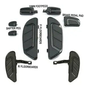 フロアボードフットボードブレーキシフターフットペグハーレーロードグライドキング93以降に適合 Floorboard Foot Board Brake Shifter FootPeg Fit For Harley Road Glide King 93-Up 【並行輸入品】