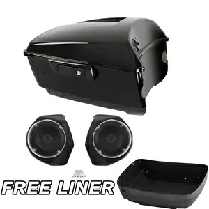 キングパック トランク & スピーカー ハーレーツアーパックツーリングモデル 2014-2024 2021 に適合 King Pack Trunk &Speakers Fit For Harley Tour Pak Touring Models 2014-2024 2021 【並行輸入品】
