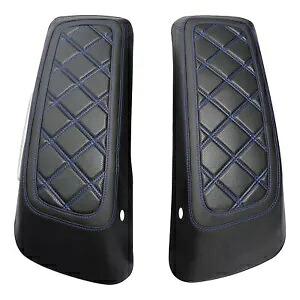 ブラックサドルバッグ蓋カバーハーレーツーリングストリートロードグライド2014-2022に適合 Black Saddlebags Lids Covers Fit For Harley Touring Street Road Glide 2014-2022 【並行輸入品】