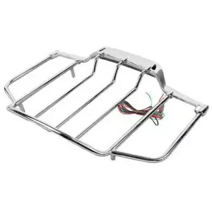 LED 点灯荷物ラックハーレーツアーパックツーリングストリートグライド 2014-23 22 に適合 LED Lighted Luggage Rack Fit For Harley Tour Pak Touring Street Glide 2014-23 22 【並行輸入品】
