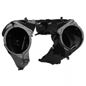 インナーフェアリングスピーカー ハーレーロードグライド FLTRX FLTRU 2015-2020 ブラックに適合 Inner Fairing Speakers Fit For Harley Road Glide FLTRX FLTRU 2015-2020 Black 【並行輸入品】