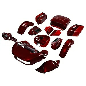 ハーレー ツーリング ロード グライド 15-アップ ミステリアス レッド サングロ用 フェアリング ボディ ペイント セット Fairing Body Paint Set For Harley Touring Road Glide 15-Up Mysterious Red Sunglo 【並行輸入品】