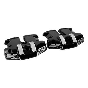 アッパーロッカーボックスカバー ハーレーツーリンググライド 2017-2023 ソフテイル 2018-23 ブラック用 Upper Rocker Box Covers For Harley Touring Glide 2017-2023 Softail 2018-23 Black 【並行輸入品】