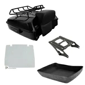 チョップドパック トランクパッド 荷物マウント ラックプレート ハーレーロードグライド 14-24 に適合 Chopped Pack Trunk Pad Luggage Mount Rack Plate Fits For Harley Road Glide 14-24 【並行輸入品】