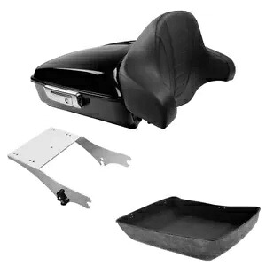 チョップドパック トランクパッド ツーアップ マウント ラック ハーレー ツアーパック ロードキング 97-08用 Chopped Pack Trunk Pad Two-Up Mount Rack Fit For Harley Tour Pak Road King 97-08 【並行輸入品】