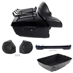 キングパック トランクパッドラック ライトスピーカー ハーレーツアーパック ロードキング 14-24用 King Pack Trunk Pad Rack Light Speakers Fit For Harley Tour Pak Road King 14-24 【並行輸入品】