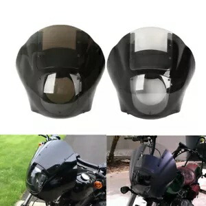 ハーレー スポーツスター 1988 以降 ダイナ 95-05 FXR 1986-1994 用クォーター フェアリング フロントガラス Quarter Fairing Windshield For Harley Sportster 1988-Up Dyna 95-05 FXR 1986-1994 【並行輸入品】