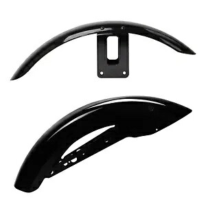 ビビッドブラックフロント&リアフェンダーハーレースポーツスター883 1200 2004-2022に適合 Vivid Black Front & Rear Fenders Fit For Harley Sportster 883 1200 2004-2022 【並行輸入品】