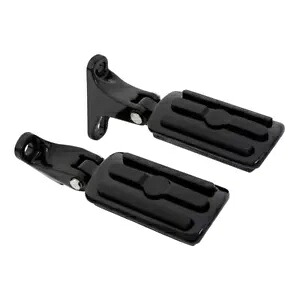 ブラック パッセンジャーフットペグ ミニマウント ハーレーストリートグライド FLHX 1993-2024 23用 Black Passenger Footpeg Mini Mount Fit For Harley Street Glide FLHX 1993-2024 23 【並行輸入品】