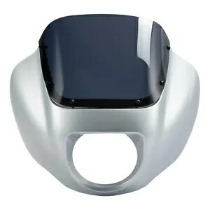 クォーターフェアリングフロントガラスハーレーストリートボブFXBB 18-24 バラクーダシルバーに適合 Quarter Fairing Windshield Fit For Harley Street Bob FXBB 18-24 Barracuda Silver 【並行輸入品】