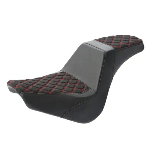 ブラックレッド運転席&助手席ハーレーソフテイルスタンダードFXST 2018-2024に適合 Black Red Driver & Passenger Seat Fit For Harley Softail Standard FXST 2018-2024 【並行輸入品】