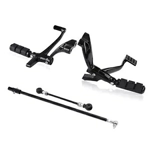 ブラック フォワード コントロール キット ペグ レバー リンケージ ハーレー スポーツスター 2014-22 に適合 Black Forward Controls Kit Pegs Levers Linkages Fit For Harley Sportster 2014-22 【並行輸入品】 42,900円