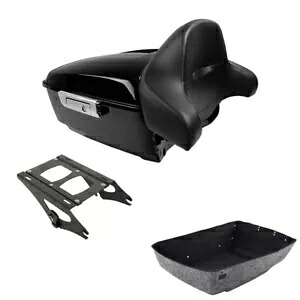 キングパック トランクバックレストパッドマウント ハーレーツアーパック CVO リミテッド 2014-2024 に適合 King Pack Trunk Backrest Pad Mount Fit For Harley Tour Pak CVO Limited 2014-2024 【並行輸入品】