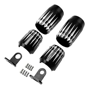 フォークスライダーカバー ハーレーツーリングロードキングエレクトラグライド1984-2013 2012に適合 Fork Slider Covers Fit For Harley Touring Road King Electra Glide 1984-2013 2012 【並行輸入品】