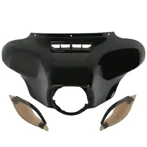 アウターバットウィングフェアリング & エアディフレクター ハーレーエレクトラグライド 2014-2024 に適合 Outer Batwing Fairing & Air Deflectors Fit For Harley Electra Glide 2014-2024 【並行輸入品】