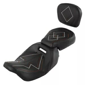 運転席&助手席バックレスト ハーレーツーリングストリートグライド2009-2023に適合 Driver & Passenger Seat Backrest Fit For Harley Touring Street Glide 2009-2023 【並行輸入品】