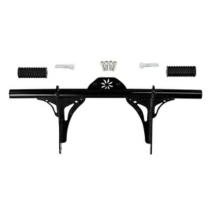 ブラック フロント クラッシュ バー プロテクター ハーレーダビッドソン ダイナ ミッドコントロール 06-2017 に適合 Black Front Crash Bar Protector Fit For Harley Davidson Dyna Mid-Control 06-2017 【並行輸入品】