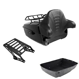 キングパック トランク バックレスト マウント ラック ハーレー ツアー パック ツーリング FLHX 2014-24 に適合 King Pack Trunk Backrest Mount Rack Fit For Harley Tour Pak Touring FLHX 2014-24 【並行輸入品】