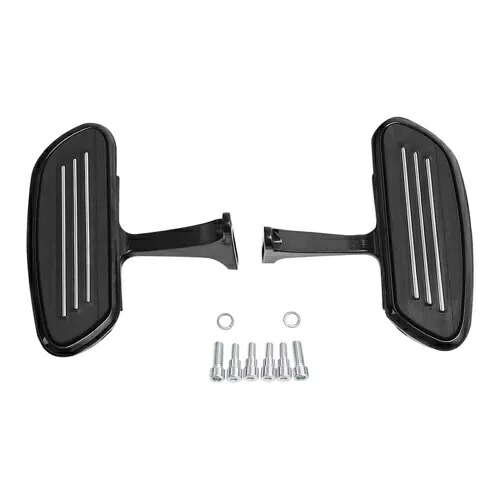 乗客用ブラックフロアボード ハーレーストリート エレクトラ ロードグライド 1993-2024 に適合 Passenger Black Floorboards Fit For Harley Street Electra Road Glide 1993-2024 【並行輸入品】