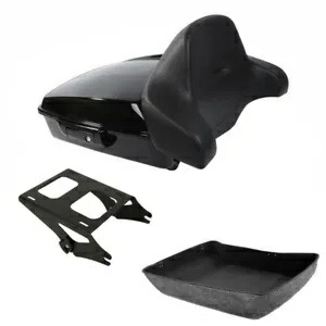 みじん切りトランクバックレストマウントラックハーレーツアーパックロードグライドFLTRX 14-24に適合 Chopped Trunk Backrest Mount Rack Fit For Harley Tour Pak Road Glide FLTRX 14-24 【並行輸入品】