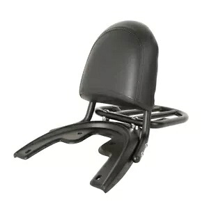 ブラックバックレストパッドシーシーバーラックベースプレートハーレー V ロッド VRSCA 2002-2006 に適合 Black Backrest Pad Sissy Bar Rack Baseplate Fit For Harley V-Rod VRSCA 2002-2006 【並行輸入品】