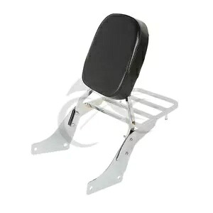 シーシーバー バックレスト セット + 荷物ラック ホンダ シャドウエース 1100 VT1100 全年式用 Sissy Bar Backrest Set + Luggage Rack For Honda Shadow ACE 1100 VT1100 All Years 【並行輸入品】
