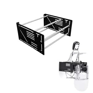 ウォールマウント収納ラックハーレーツアーパックツーリングストリートグライドロードキングに適合 Wall Mount Storage Rack Fit For Harley Tour Pak Touring Street Glide Road King 【並行輸入品】