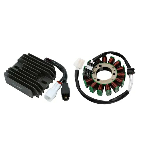スズキ GSXR1000 2007-08 磁気コイルステータ + 電圧レギュレータ整流器に適合 Fit For Suzuki GSXR1000 2007-08 Magneto Coil Stator+Voltage Regulator Rectifier 【並行輸入品】