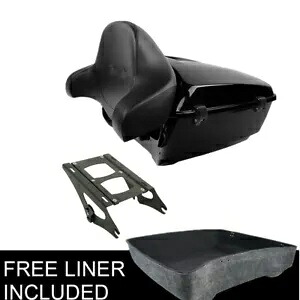キングパック トランク バックレスト マウントラック付き ハーレー ツアー パック ロード グライド 2014-23 に適合 King Pack Trunk Backrest W/Mount Rack Fit For Harley Tour Pak Road Glide 2014-23 【並行輸入品】
