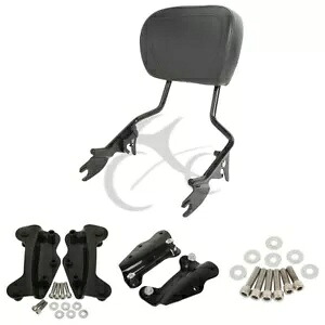 4点ドックハードウェア+バックレストシーシーバー ハーレーツーリングモデル09-13に適合 4 point Dock Hardware + Backrest Sissy Bar Fit For Harley Touring Models 09-13 【並行輸入品】