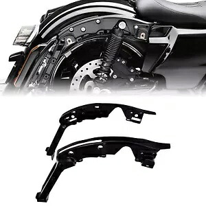 左右リアフェンダーストラットサポートハーレーツーリングロードグライド14以降に適合 Right & Left Rear Fender Struts Support Fit For Harley Touring Road Glide 14-Up 【並行輸入品】
