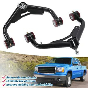 フロントアッパーコントロールアーム 2-4インチリフト シルバラードシエラ 2500HD 3500HD 2001-2010用 Front Upper Control Arms 2-4\
