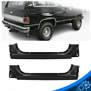 ペアアウターロッカーパネル 1973-1987 シボレー GMC C/K10 20 73-91 ブレザー ジミー用 Pair Outer Rocker Panels For 1973-1987 Chevy GMC C/K10 20 73-91 Blazer Jimmy 【並行輸入品】