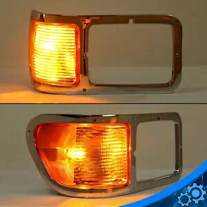 RH サイドコーナーシグナルライトレンズ ヘッドライトベゼル付き 2000-2015 フォード F650 F750 RH Side Corner Signal Lights Lens w/Headlight Bezel FOR 2000-2015 Ford F650 F750 【並行輸入品】