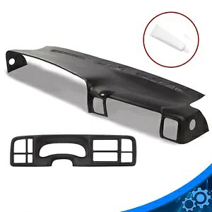 ラジオダッシュトリムベゼル + ダッシュカバーオーバーレイ シルバラード 1500 / シエラ 1999-2006 Radio Dash Trim Bezel + Dash Cover Overlay For Silverado 1500 / Sierra 1999-2006 【並行輸入品】