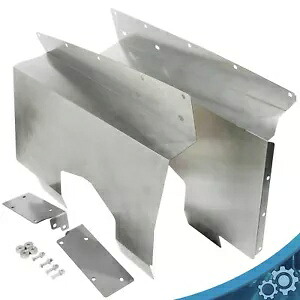インナーフェンダーパネルライナー フロントクリップ付き 1966-67 シボレー II ノヴァベース マスタング 2 Inner Fender Panels Liner W/ Front Clip For 1966-67 Chevy II Nova Base Mustang 2 【並行輸入品】