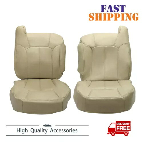 タン コンプリート フロント シート カバー キット シボレー タホ サバーバン 1500 2500 1999-2002用 Tan Complete Front Seat Covers Kit For Chevy Tahoe Suburban 1500 2500 1999-2002 【並行輸入品】