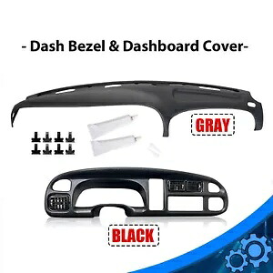 ダッシュボードダッシュベゼル & ダッシュカバー 98-02 ダッジラム 1500 2500 3500 ピックアップ用 Dashboard Dash Bezel & Dash Cover For 98-02 Dodge Ram 1500 2500 3500 Pickup 【並行輸入品】