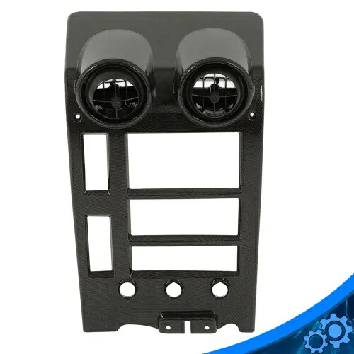 ダッシュラジオベゼルインテリアトリムエアベント炭素繊維スタイルハマー H2 2005-07 Dash Radio Bezel Interior Trim Air Vent Carbon Fiber Style For Hummer H2 2005-07 【並行輸入品】