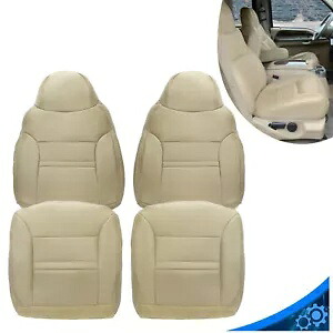 2000 2001 フォード エクスカーション リミテッド フロント ボトム & トップ レザー シート カバー タン For 2000 2001 Ford Excursion Limited Front Bottom & Top Leather Seat Cover Tan 【並行輸入品】 45,045円