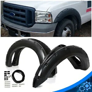 1999-2007 フォード F250 F350 SuperDuty ボルトオンリベットポケットホイールフェンダーフレア用 For 1999-2007 Ford F250 F350 SuperDuty Bolt-On Rivet Pocket Wheel Fender Flares 【並行輸入品】 42,185円