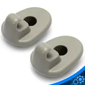 2X 05-12 ジープリバティ & ダッジ ニトロ サンバイザー クリップ リテーナー交換用 2X For 05-12 Jeep Liberty & Dodge Nitro Sun Visor Clips Retainer Replacement 【並行輸入品】
