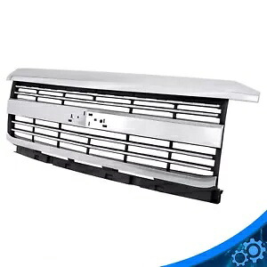 シボレーシルバラード 2500 HD 3500 HD 2015-2019 フロントグリルアセンブリクロームグリル For Chevy Silverado 2500 HD 3500 HD 2015-2019 Front Grille Assembly Chrome Grill 【並行輸入品】