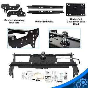 99-16 フォード F250 F350 完全なベッド下グースネックトレーラーヒッチシステム用 For 99-16 Ford F250 F350 Complete Under Bed Gooseneck Trailer Hitch System 【並行輸入品】
